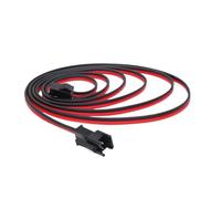 BADIKA Conectores macho y hembra con cables 2PIN 3PIN 4PIN 5PIN hembra y macho J+S+T L+ed+ conector de cable extensible 0,5 M/1M/2M 22AWG Cable(2PIN,1Meter)