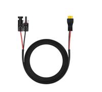 BADIKA Conectores macho y hembra con cables Cable conector moldeado hembra MC-4 a XT60 de 12 AWG - Malla + Accesorios for energía solar/eólica, generadores y energía portátil(1m)