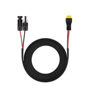 BADIKA Conectores macho y hembra con cables Cable conector moldeado hembra MC-4 a XT60 de 12 AWG - Malla + Accesorios for energía solar/eólica, generadores y energía portátil(2m)