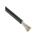 BADIKA Conectores macho y hembra con cables Cable de silicona for Panel Solar, rojo, negro, 24, 22, 20, 18, 16, 14, 12, 10, 8, 6, 4 awg, calibre(Black,18AWG-0.75mm2,10m-32.8ft)