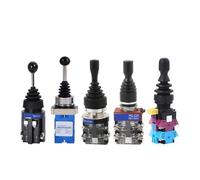 BADIKA Interruptor momentáneo del Joystick Interruptor Maestro de 2 vías, 4 vías, reinicio automático, Bloqueo automático, 2 NO, 4 NO, tamaño del Orificio: 22 mm, 30 mm(H+K+B 2011)