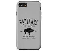 Badlands South Dakota Bison diseño Envejecido Carcasa para iPhone SE (2020) / 7/8