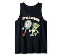 Bádminton Amor Retro Vintage It's A Match Camiseta sin Mangas