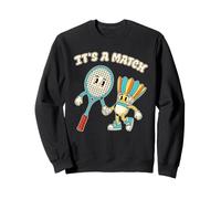 Bádminton Amor Retro Vintage It's A Match Sudadera