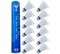 Bádminton Birdeis - Shuttlecocks de bádminton | Badminton Shuttlecocks Birdeis | 12 Pack Hight Speed Training Balls con Gran Estabilidad y Durabilidad para Principiantes, leyes