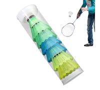 Badminton Birds Professional - 6 piezas Premium Nylon Shuttlecocks para jugadores de todos los niveles | Pájaros de entrenamiento para un rendimiento de vuelo consistente, equipo de juego recreativo y