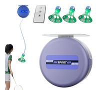 Bádminton - Entrenador de bádminton - de Entrenamiento de Rebote autónomo, Herramienta interactiva de bádminton | Rebote Ajustable para Ejercicios técnicos, práctica en casa, formación de