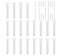 Badminton Grommets | 100 Pieces Badminton Guard Tube | Nylon Eyelet Replacement, Transparent White Stringing Tools For Adults Professionals Repair