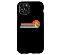 Bádminton Jugadores de bádminton retro Volante de Bádminton Carcasa para iPhone 11 Pro