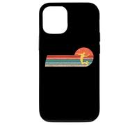 Bádminton Jugadores de bádminton retro Volante de Bádminton Carcasa para iPhone 12/12 Pro