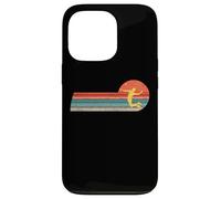 Bádminton Jugadores de bádminton retro Volante de Bádminton Carcasa para iPhone 13 Pro
