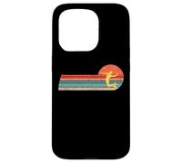 Bádminton Jugadores de bádminton retro Volante de Bádminton Carcasa para iPhone 15 Pro