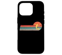 Bádminton Jugadores de bádminton retro Volante de Bádminton Carcasa para iPhone 16 Pro