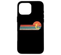 Bádminton Jugadores de bádminton retro Volante de Bádminton Carcasa para iPhone 16 Pro Max