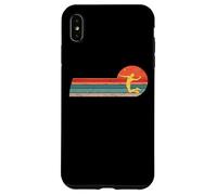 Bádminton Jugadores de bádminton retro Volante de Bádminton Carcasa para iPhone XS Max