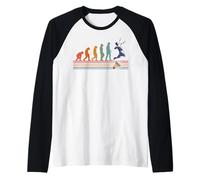 Bádminton Pelotas raquetas volante juego de Bádminton Camiseta Manga Raglan