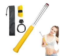 Badminton Racket Trainer, Swing Racket Equipment, 11.81Inch Stainless Steel Training Tool, Magnetic Design, Compact Build Repeated Use Perfect for Adults, Beginners Exercisers
