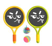 Badminton Rackets For Kids - 2pcs Colorful Lightweight Design | Interactive Sports Toy Parent-Child Fitness Set | For 2-4 Years Old Beach Outdoor Indoor Home Play Children's Badminton Racket