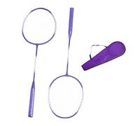 Badminton Racquet - Juego de raquetas de nieve para dos jugadores, paquete deportivo interior | Kit de equipo de lanzadera para adolescentes adultos ligeros, herramienta de ejecución de mango de