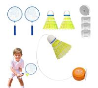 Badminton Rebound Trainer - Bádminton Trainer Self Practice Aid Elastic Rebound Device, Badminton's Self Training Tool, Self-Study Stretch Badmintoninton Rebound's Device For Interior & Outdoor