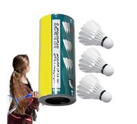 Bádminton Shuttlecocks - 9 cm Foam Featheř Shuttlecocks | EVA Soft Head Training irdies Set - Durable Lightweight High Speed Flighț | Indoor Outdoor Beach Racket Game Junior Practice Kit