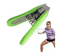 Badminton Stringing Clamp, Sports Starting Clamp & High Strength Alloy Tool for Steady Racket String Control, Professional Stringing Accessory for Tennis Badminton Racket Repair Training Home Court