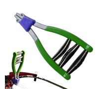 Badminton Stringing Pliers - 3-Spring Wide Head | Tennis Racquet Tool | Zinc alloy and spring steel • 14 × 7.5 × 2.3 cm • 185g stringing tool