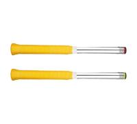 Badminton Trainer, Swing Rebound Tool, Racket Power Trainer, Magnetic, Stainless Steel Build, Idela for Home Beginner Adult Practice, 11.81 Inches, Yellow Color, 1 Piece