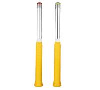 Badminton Trainer, Swing Rebound Tool, Racket Power Trainer, Magnetic, Stainless Steel Build, Idela for Home Beginner Adult Practice, 11.81 Inches, Yellow Color, 1 Piece