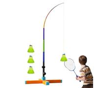 Badminton Training Kit Solo Trainer with Stable Base Automatic Rebound | Solo Badminton Training Kit With Stable Base And Automatic Rebound Includes 3 Shuttlecocks For Indoor And Outdoor Practice