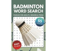 Badminton Word Search Book: Word Searches about Badminton, Racket Sports & Shuttlecock | 6x9 inches, 110 pages, 55 Puzzles | Gift for Vacations, Holidays and Relaxing Times