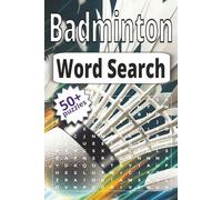 Badminton Word Search Puzzle Book: Word Search Puzzle about Badminton, Shuttlecock, Racquet Sport and More | 50+ Easy-to-Read Puzzles | 6 x 9 inches, ... Brain Game and Gift for Teens and Adults