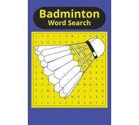 Badminton Word Search Puzzle: Word Search Puzzle