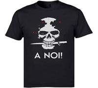 Badness Skull T Shirts A NOI Italian Arditi Dead Skull Novelty Men Summer Clothing Sweatshirt Cool Mad Tops Tees O Neck tee Black M
