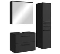 Badplaats B.V. Florence - Mueble bajo lavabo (60 x 35 cm), color negro mate