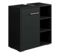 Badplaats B.V. Mueble bajo para Lavabo Neptunus 60 x 28 x 60 cm - Negro - Mueble de baño - Mueble Lavabo de pie