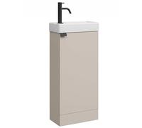 Badplaats Orion - Mueble de baño para invitados, 40 x 22 cm, color beige