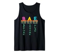 BAE Before Anyone Else Lindo diseño de Tren Camiseta sin Mangas
