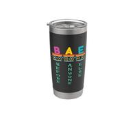 BAE Before Anyone Else Lindo diseño de tren Vaso térmico de acero inoxidable de doble pared