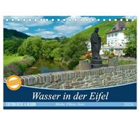 Bäche, Flüsse, Seen - Wasser in der Eifel (Tischkalender 2026 DIN A5 quer), CALVENDO Monatskalender: Ein Landschaftskalender mit einer ... Flüssen und Seen in der nördlichen Eifel.