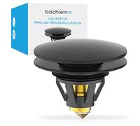 Bächlein - Tapón universal pop up para lavabo con válvula (40 mm, con filtro para el pelo), color negro mate