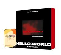 BAEKHYUN (EXO) Album - Hello, World Hello Ver. (Normal Ver.)+Pre Order Benefits+BolsVos Exclusive K-POP Giveaways Package