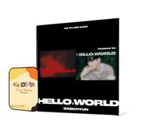 BAEKHYUN (EXO) Album - Hello, World World + Hello (2 Normal Ver.) Full Album Set+Pre Order Benefits+BolsVos Exclusive K-POP Giveaways Package
