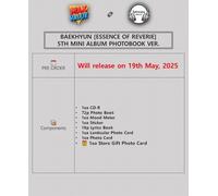 BAEKHYUN - (PHOTO BOOK Ver) BAEKHYUN ESSENCE OF REVERIE 5th Mini Album (Random.+Card)