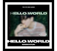 BAEKHYUN - (Photo Book Ver) EXO BAEKHYUN HELLO, WORLD 4th Mini Album (WORLD Ver. + Gift Card) K-POP SEALED