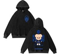 BaeKnyin KPOP S-T-R-A-Y-Kids Merch Sudadera Deportiva con Capucha Negra para adultos-Black6-S1