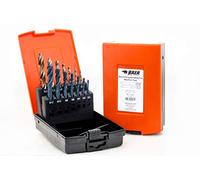 BAER Juego de machos de roscar M 3-12 HSSE de acero inoxidable: juego de machos de roscar para máquina, agujero ciego, broca para agujero central: M3 - M12 - Juego de machos de roscar - Juego de