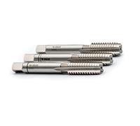 BAER Juego de machos de roscar manuales HSSG, 3 piezas, M 8 x 1,25