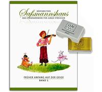 Bärenreiters Sassmannshaus - The Standardwerk para jóvenes streichers - Volumen 1: comienzo temprano en el violín + 1 barra de colofonia (colofonia)