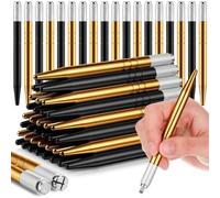 Baeroprki 50 Bolígrafos de Microblading, Lápices Manuales para Cejas, Suministros de Microblading, Herramientas Manuales de Microblading de Aluminio para Cosméticos B